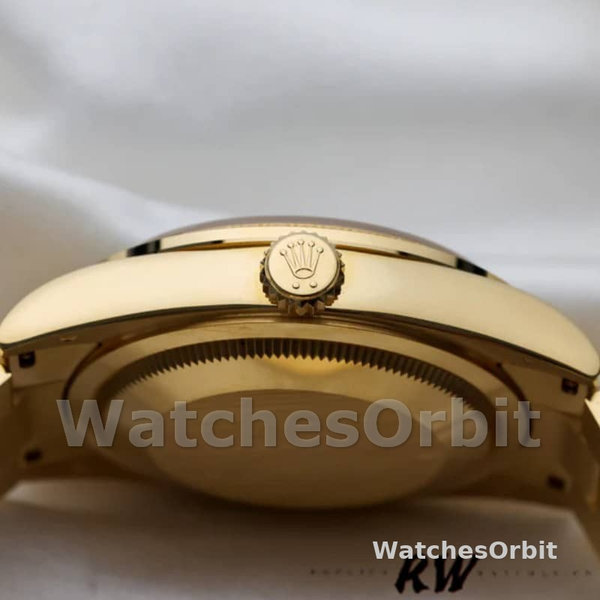 Replica Rolex Day-Date 36mm Unisex-118388 Geelgoud-Diamant Meteoriet Wijzerplaat Meteoriet<br />