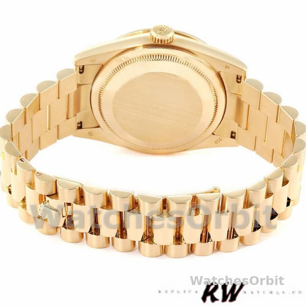 Replica Rolex Day-Date 36mm Unisex-118388 Geelgoud-Groen email Diamant Dial Groen <br />