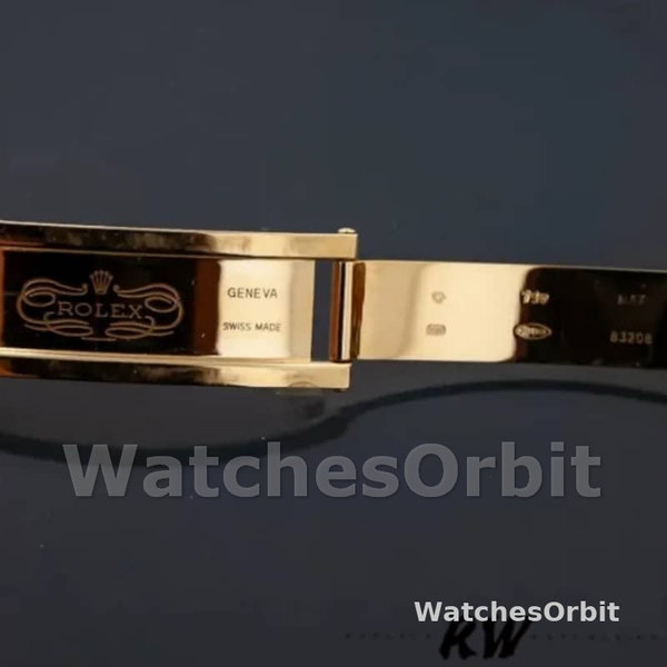 Replica Rolex Day-Date 36mm Unisex-118388 Geelgoud-Witte wijzerplaat Wit<br />