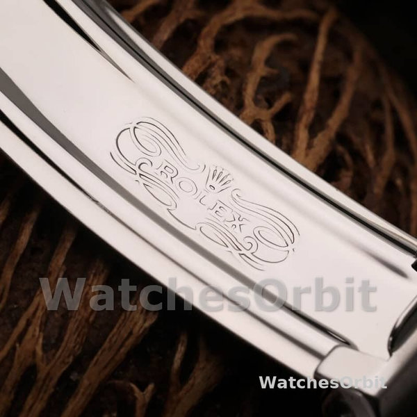 Replica Rolex Day-Date 36mm Unisex-118389-Ghiera con diamanti-Calendario nero Nero<br />