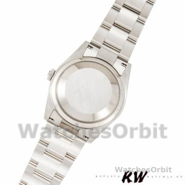 Replica Rolex Day-Date 36mm Unisex-118389-Argento Quadrante diamante Argento