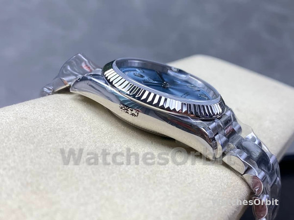 Replica Rolex Day Date 36-m128398TBR 0035, groene wijzerplaat, met diamant bezette lunette, President-band, groene wijzerplaat