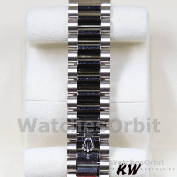 Replica Rolex Day-Date 36mm Unisex-128239-Blue Ombre Diamond Dial Blauw