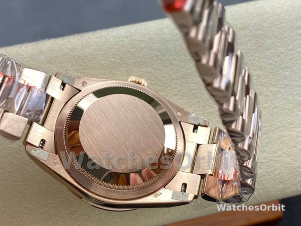 Replica Rolex Day-Date 36mm unisex-128345RBR-Slate Dial-Everose Gold Slate