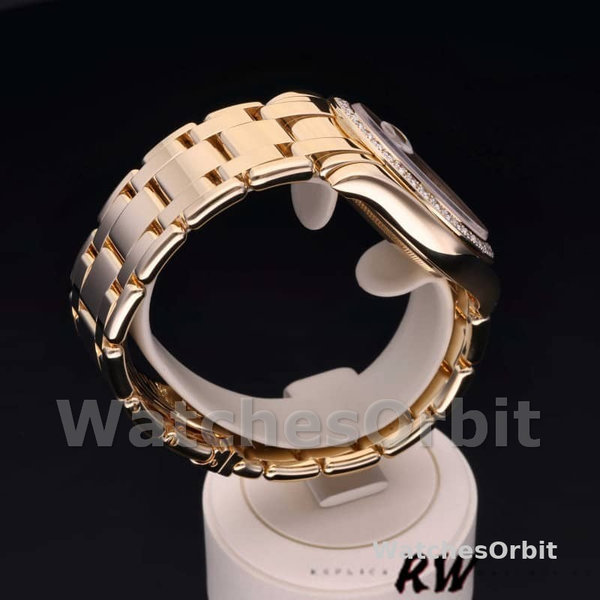 Replica Heren Rolex Day-Date-18948, 39mm, champagne diamant wijzerplaat, speciale editie
