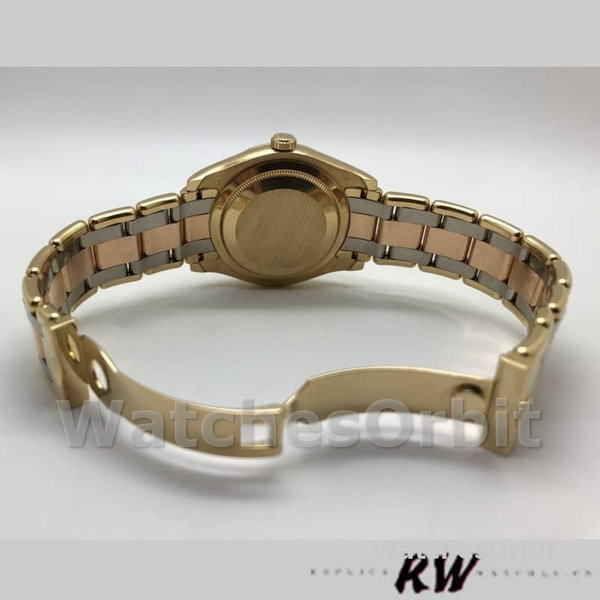 Replica Heren Rolex Day-Date-18948, 39mm, Speciale Editie, Donker MOP Diamanten Jubileum Wijzerplaat, Heren MOP