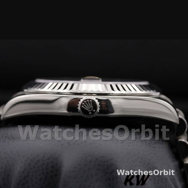 Replica Heren Rolex Day-Date-218239, 41mm, Witgoud, Golfblauwe Wijzerplaat