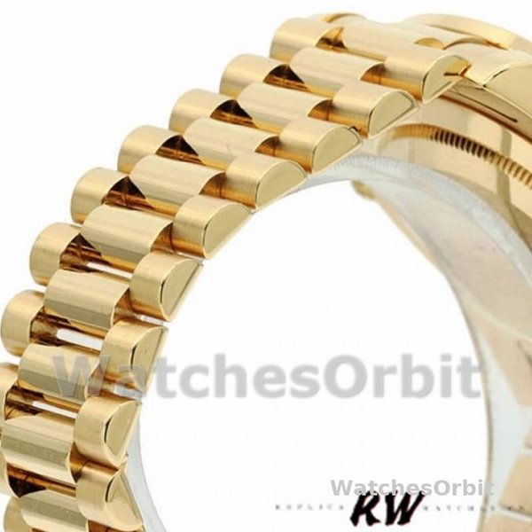 Replique Hommes - Rolex Day-Date-218348, 41mm, cercle concentrique, cadran ivoire, Hommes Ivoire