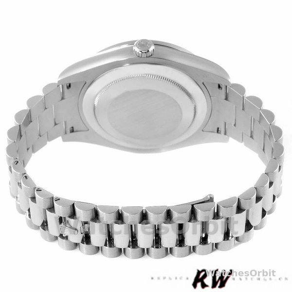 Replique Hommes - Rolex Day-Date-218349, 41mm, cadran gris rhodium, Hommes Gris