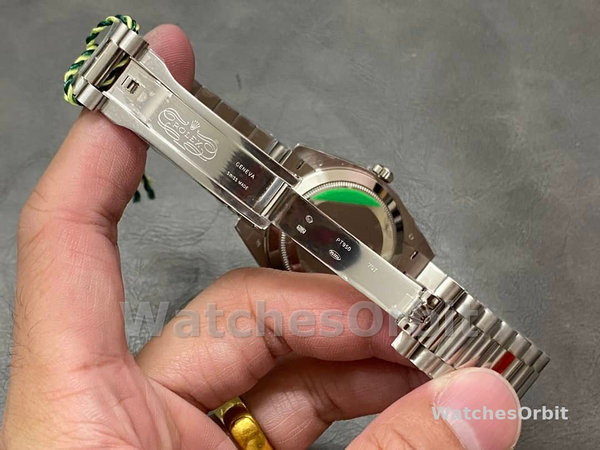 Replica Heren Rolex Day-Date-228206, 40mm, Platina, Ijsblauwe Kwadrant Wijzerplaat