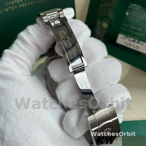 Replica Heren Rolex Day-Date-228239, 40mm, Donker Rhodium Grijze Wijzerplaat, Geribbelde Ring