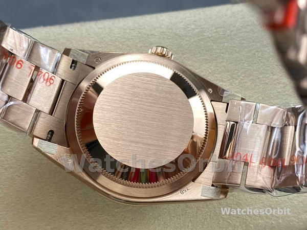 Replica Heren Rolex Day-Date-228345RBR 0007, 40mm, Sundust Diamanten wijzerplaat, Diamanten lunette