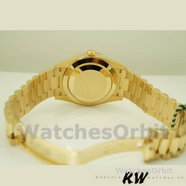 Replica Heren Rolex Day-Date-228398TBR, 40mm, Champagne Diamond Dial, Diamant Bezel
