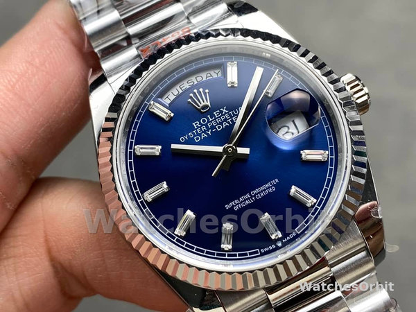 Replica Rolex Datejust 36-m126284RBR 0017, 36mm, Roestvrij staal, Wit Romeins Jubileum, voor heren