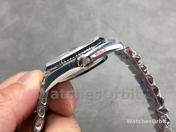 Replica Rolex Datejust 36-m126284RBR 0017, 36mm, Roestvrij staal, Wit Romeins Jubileum, voor heren