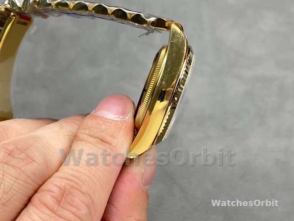 Replica Rolex Datejust 36-m126284RBR 0017 unisex, 36 mm, acciaio inossidabile, giubileo romano bianco, bianco