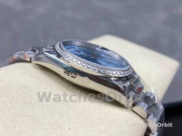 Replica Dames Rolex Datejust 31-278274 0010, Witte Romeinse Wijzerplaat, Geribbelde Ring, Jubileum, Dames Wit