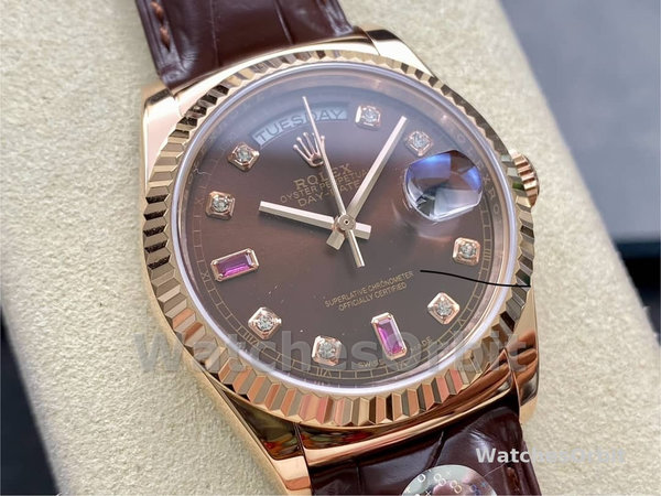 Replica Rolex Day Date 36-128238 0011, oro giallo, diamante MOP, MOP, unisex