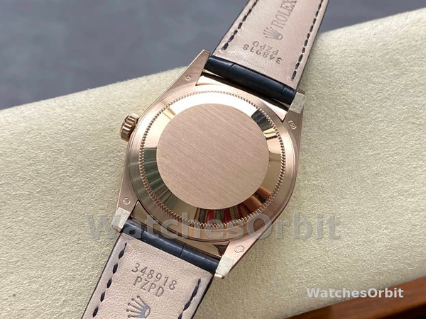 Replica Rolex Day Date 36-m128239 0069, oro bianco, quadrante blu con diamanti, blu