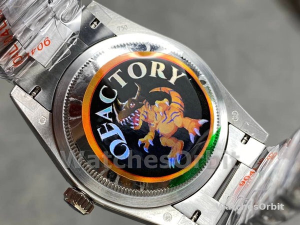 Replica Dames Rolex Datejust 31-m278278 0046, 31mm, Geelgoud, Olijfgroen gebloemd, President Green