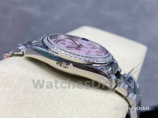 Replica Rolex Day Date 40-M228236 0024 voor heren, witgoud, blauwe ombre wijzerplaat