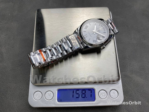 Replica Dames Rolex Datejust 31-m278288RBR 0006, Geelgoud, Parelmoer, Diamant wijzerplaat, Diamant lunette, MOP