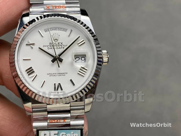 Replica Dames Rolex Datejust 31-m278288RBR 0006, Geelgoud, Parelmoer, Diamant wijzerplaat, Diamant lunette, MOP