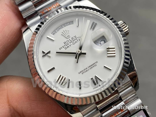 Replica Dames Rolex Datejust 31-m278288RBR 0006, Geelgoud, Parelmoer, Diamant wijzerplaat, Diamant lunette, MOP