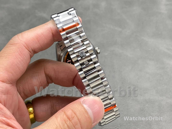 Replica Dames Rolex Datejust 31-m278288RBR 0006, Geelgoud, Parelmoer, Diamant wijzerplaat, Diamant lunette, MOP