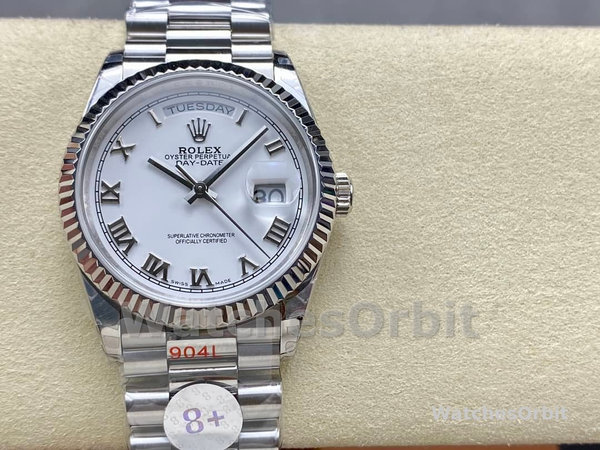 Replique Rolex Datejust 31-278274 0010, Femmes Cadran romain blanc, lunette cannelée, Jubilé, Ladies White