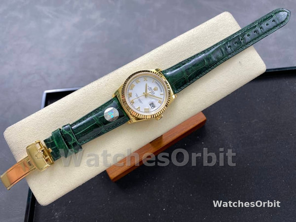 Replica Rolex Day Date 36-m128236 0017, platina, witte wijzerplaat, President armband, wit