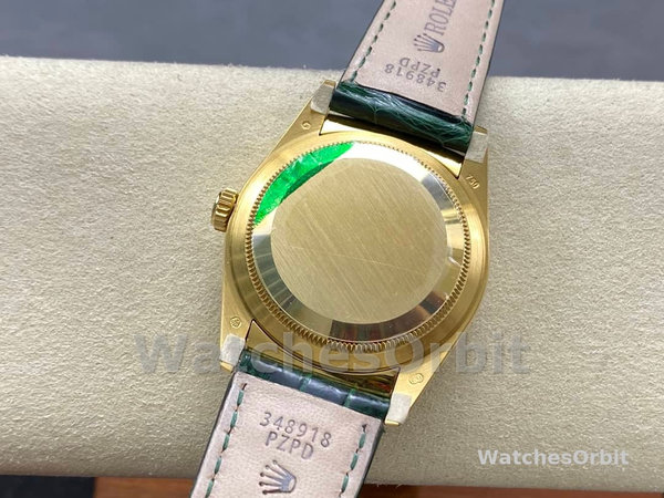 Replica Rolex Day Date 36-m128236 0017, platina, witte wijzerplaat, President armband, wit