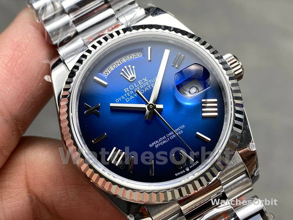 Replica Dames Rolex Datejust 31-m278288RBR 0006, Geelgoud, Parelmoer, Diamant wijzerplaat, Diamant lunette, MOP