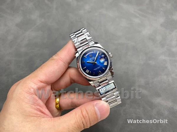 Replica Dames Rolex Datejust 31-m278288RBR 0006, Geelgoud, Parelmoer, Diamant wijzerplaat, Diamant lunette, MOP