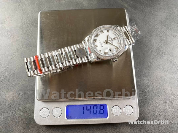 Replica Heren Rolex Datejust 41-126334 0024, Automatisch, Witte Wijzerplaat