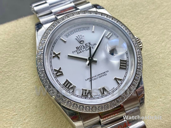 Replica Heren Rolex Datejust 41-126334 0024, Automatisch, Witte Wijzerplaat
