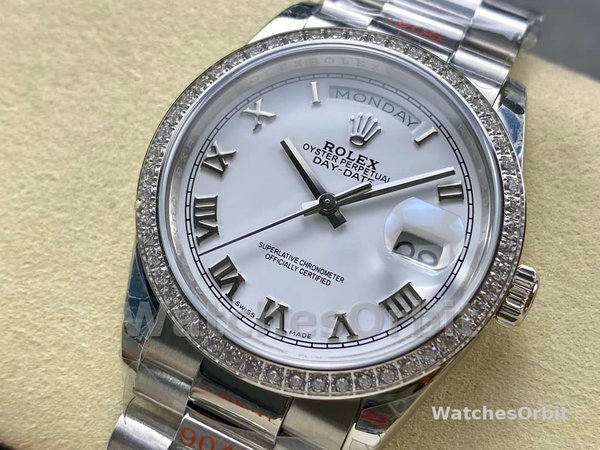 Replica Heren Rolex Datejust 41-126334 0024, Automatisch, Witte Wijzerplaat
