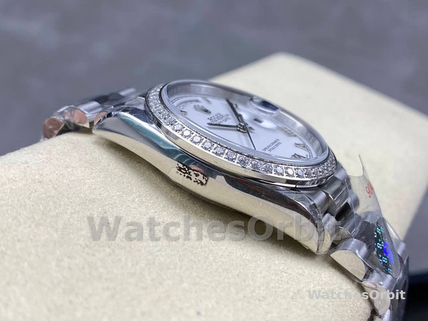 Replica Heren Rolex Datejust 41-126334 0024, Automatisch, Witte Wijzerplaat