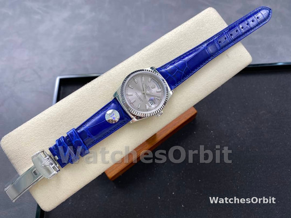 Replica Rolex Day Date 36-m128236 0017, platina, witte wijzerplaat, President armband, wit