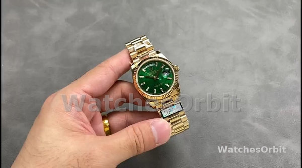 Replica Heren Rolex Submariner 40-16613T, 18K, Champagne Diamond Dial, Zwarte Bezel, Gold Champagne Dial