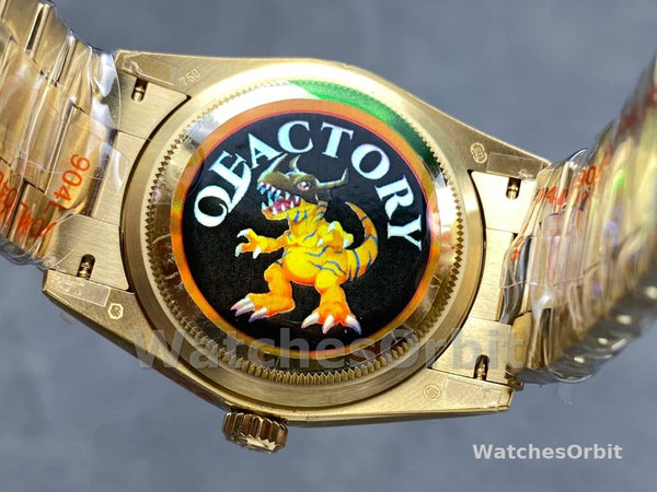 Replica Heren Rolex Submariner 40-16613T, 18K, Champagne Diamond Dial, Zwarte Bezel, Gold Champagne Dial