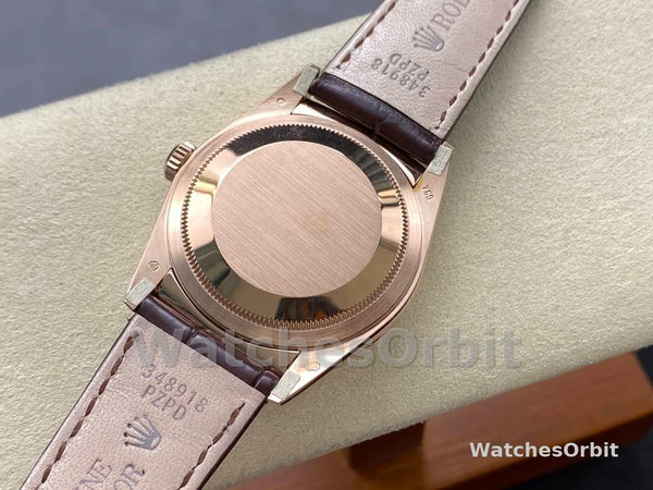 Replica Heren Rolex Day Date 36-m128236 0006, Roze Romein, Roze