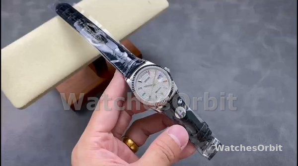 Replica Heren Rolex Daytona-DIW, Titanium & Carbon Fiber, Nylon Band, Zwarte Wijzerplaat