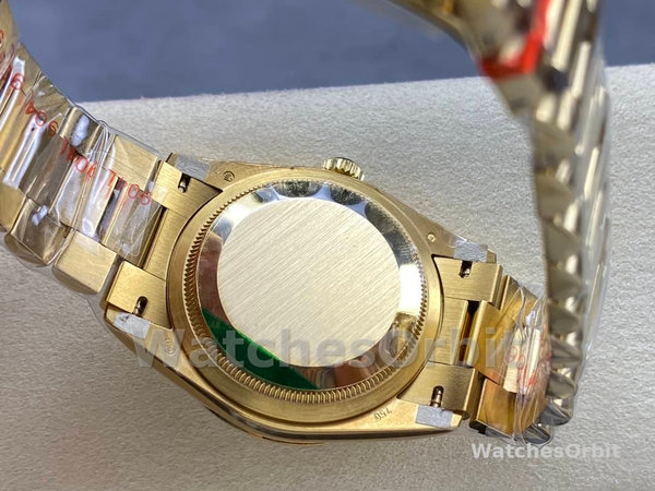 Replica Rolex Day Date 36-M128236 0020, oro bianco, quadrante blu, quadrante blu