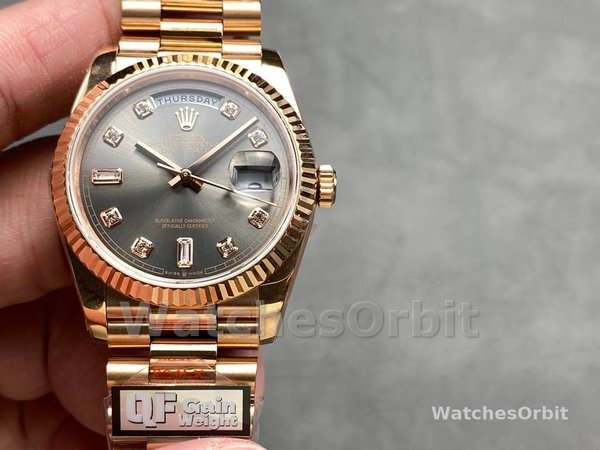 Replica Heren Rolex Submariner 40-16613T, 18K, Champagne Diamond Dial, Zwarte Bezel, Gold Champagne Dial