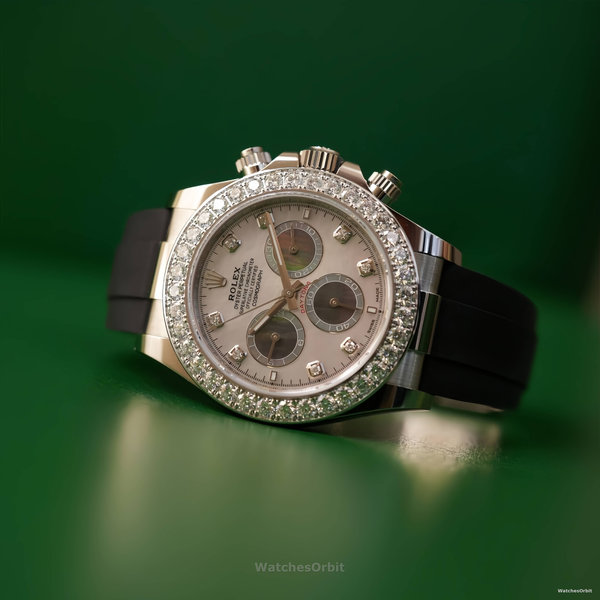 Replica Heren Rolex Daytona Cosmograph-126589RBR 0001, 40mm, 2024 Release, Witte Parelmoer Wijzerplaat