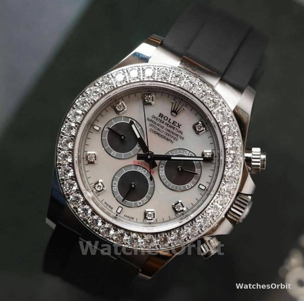 Replica Heren Rolex Daytona Cosmograph-126589RBR 0001, 40mm, 2024 Release, Witte Parelmoer Wijzerplaat