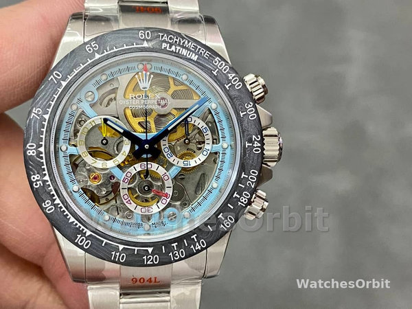 Daytona Daytona Artisans De Geneve Carbon Fiber Bezel Colorful Skeleton Dial 116500LN