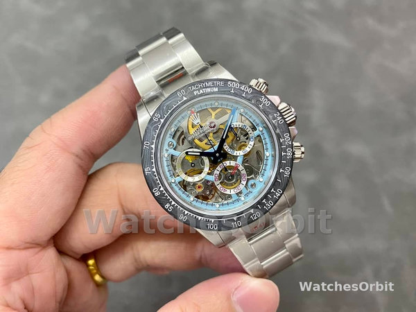Daytona Daytona Artisans De Geneve Carbon Fiber Bezel Colorful Skeleton Dial 116500LN