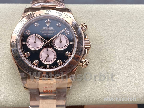Mens Rolex Daytona-126505, Black Replica Watch Image